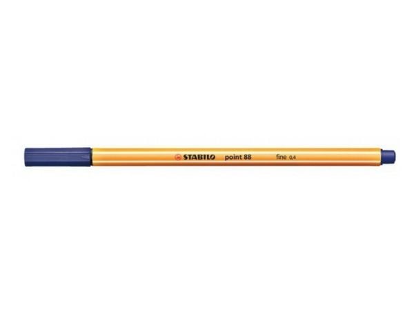 STABILO spiss 88, blå, blå, oransje, sekskantet, metall, 0,4 mm, Tyskland