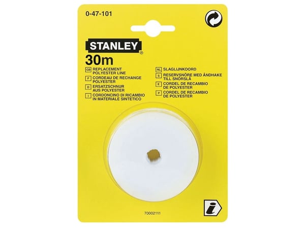 Stanley 0-47-101, 30 m, Musta, Valkoinen, 30 mm
