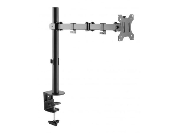 TECHly - Monteringssett - justerbar arm - for Skjerm - svart - skjermstørrelse: 13"-32" - skrivebordsmonterbar
