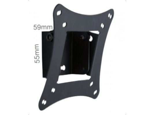 TECHly - Konsol - för platt panel - svart - skärmstorlek: 13"-30" - monteringsgränssnitt: 100 x 100 mm - väggmonterbar