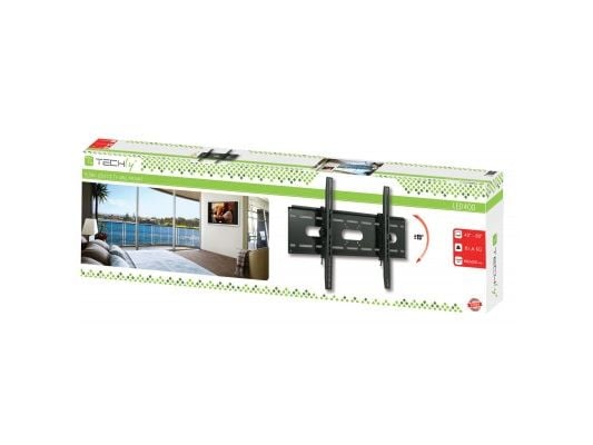 TECHly - Brakett - for LCD-TV - svart - skjermstørrelse: 42"-80" - veggmonterbar