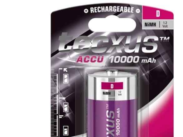 tecxus Mono - Akku D - NiMH - (ladattava) - 10000 mAh