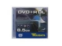 Traxdata DVD+R Double Layer 10pk, DVD+R DL, Kakeboks, 10 stykker, 8,5 GB