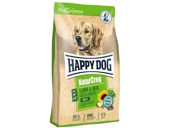 Happy Dog NaturCroq Lamm & Reis, Vuxen, Lamm, Ris, 4 kg
