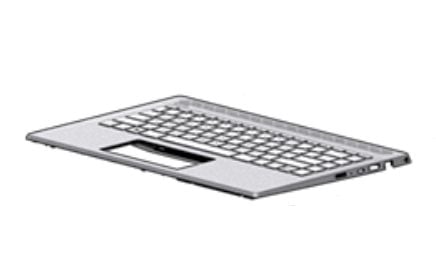 HP L19191-A41, Kabinett + tastatur, Belgisk, Bakgrunnsbelyst tastatur, HP, Pavilion 14