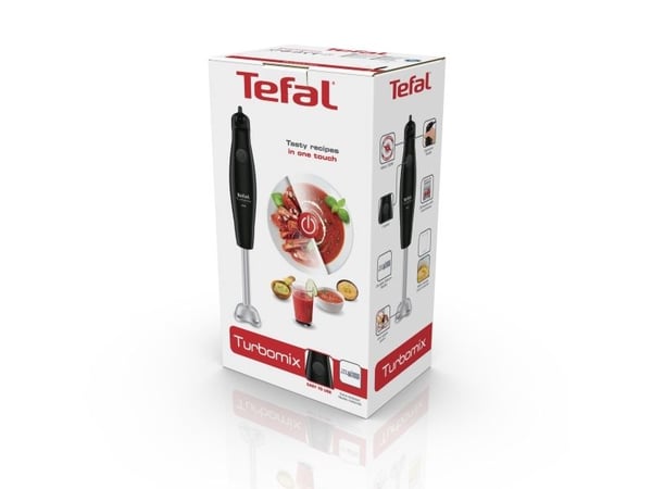 Tefal Turbomix HB1218, Stav Mikser, 0,8 l, 350 W, Svart