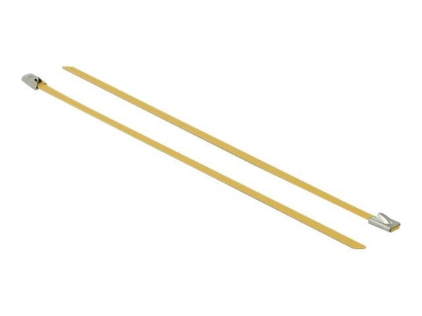 DeLOCK 18785, Terästä, Keltainen, 20 cm, 4,6 mm, 10 kpl