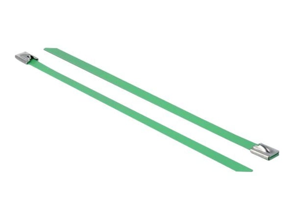 DeLOCK 18805, Terästä, Vihreä, 20 cm, 7,9 mm, 10 kpl