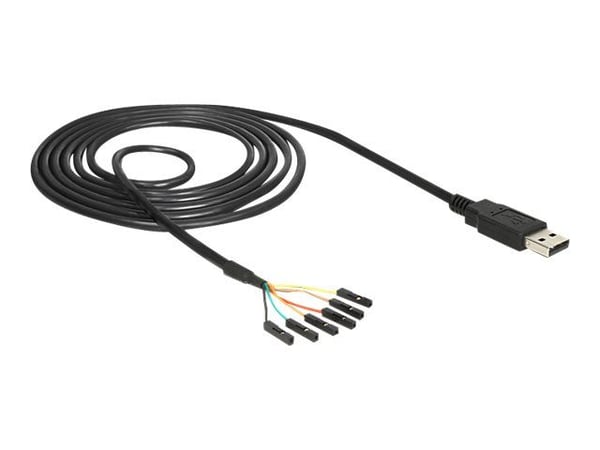 Delock Converter USB 2.0 > Serial-TTL 6 pin pin header connector individually 1.8 m (5 V) - Seriell adapter - USB - serie