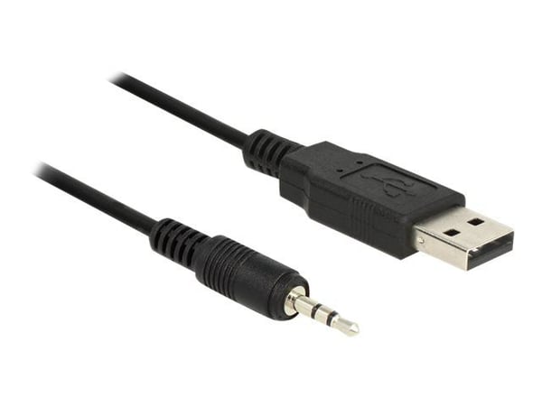 Delock Converter USB 2.0 > Serial-TTL 2.5 mm 3 pin stereo jack 1.8 m (5 V) - Seriell adapter - USB - serie