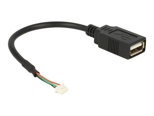 Delock - USB intern til ekstern adapter - USB (hun) til 4-pin USB 2.0 samlekasse (hun) - 15 cm - lajittelu