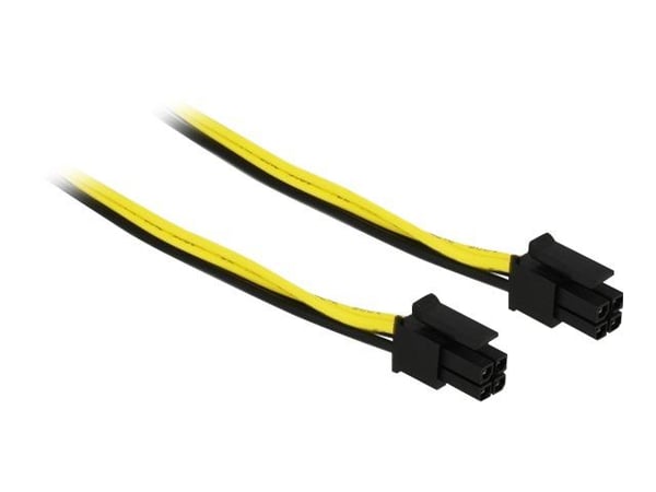Delock - Strømkabel - 4-stifts Micro-Fit (hann) til 4-stifts Micro-Fit (hann) - 20 cm