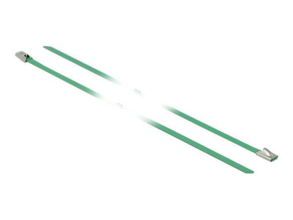 DeLOCK 18802, Terästä, Vihreä, 30 cm, 4,6 mm, 10 kpl