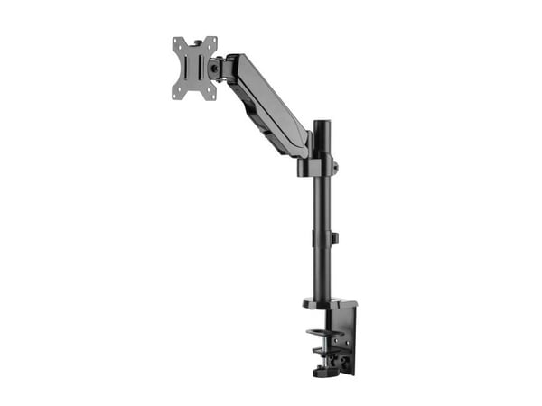 TECHly - Monteringssett - justerbar arm - for LCD-skjerm - aluminium, stål - svart - skjermstørrelse: 17"-32" - klemmemonterbar, skrivebordsmonterbar