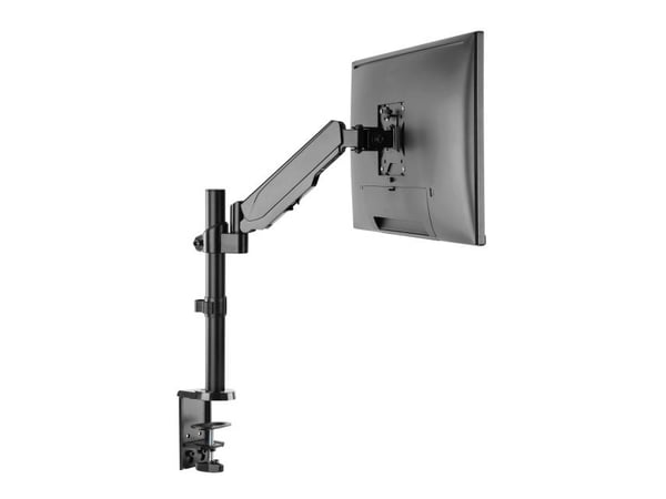TECHly - Monteringssett - justerbar arm - for LCD-skjerm - aluminium, stål - svart - skjermstørrelse: 17"-32" - klemmemonterbar, skrivebordsmonterbar