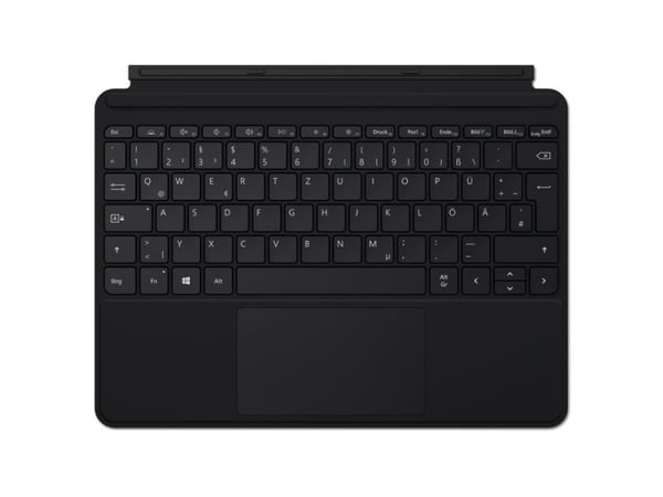 Microsoft Surface Go Type Cover - Näppäimistö - ohjauslevyllä, kiihtyvyysanturilla - taustavalaistu - englanninkielinen - musta - kaupallinen - Sur...