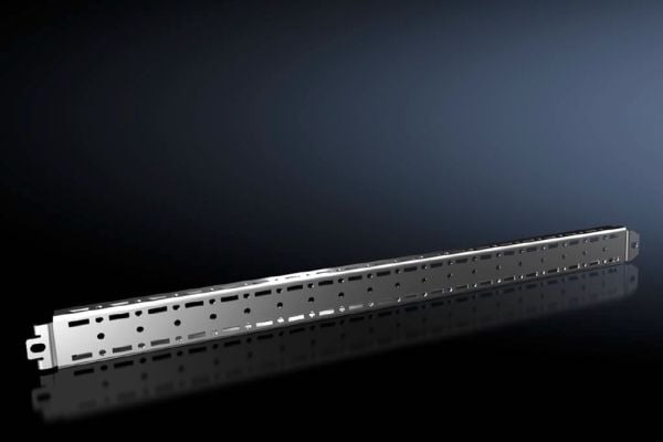 Rittal 8617.720, Rackskinne, Sølv, Galvanisert stål, 600 mm, 18 mm, 39 mm
