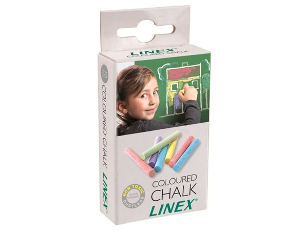 Krita Linex rund ass. färger (låda med 10 st.)