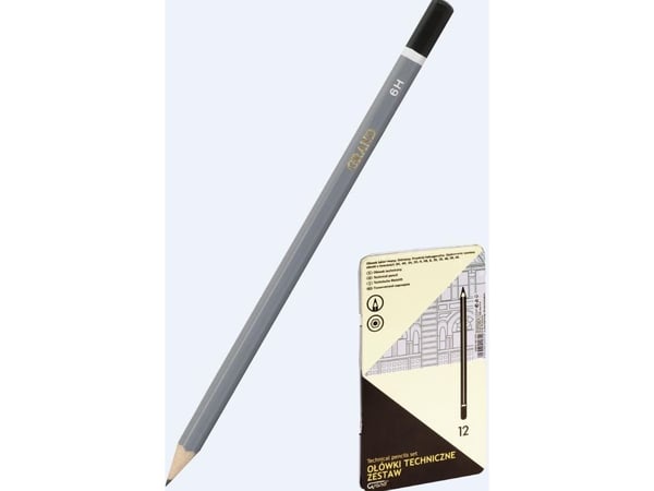 Grand Technical blyanter 12 stk - GRAND metallboks