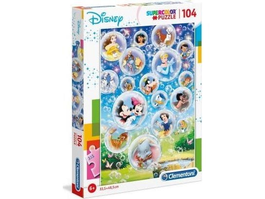 Clementoni SuperColor - Disney Classic - puslespill - 104 deler