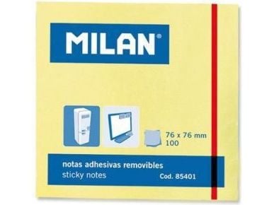 Milan selvklebende notater 76x76/100K (158493)