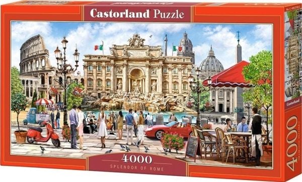 Castorland Puzzle 4000 Rooman loistoa
