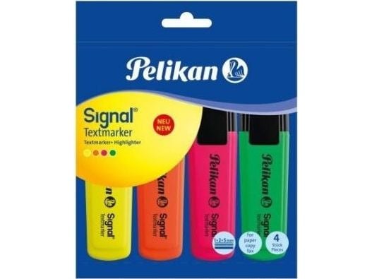 Pelikan Signal korostuskynä 496 4 väriä