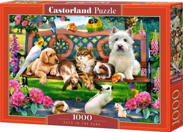 Beaverland Puzzle 1000 kjæledyr i parken BEAVER