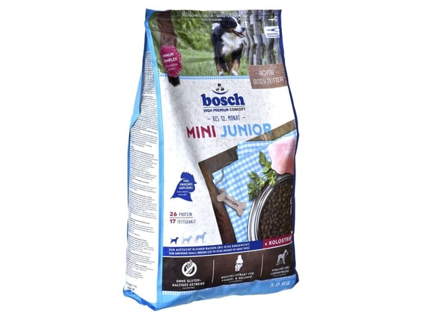 BOSCH Mini Junior - tørfoder til hunde - 3 kg