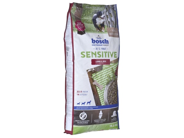 BOSCH Sensitive Lamb&Rice - tørfoder til hunde - 15 kg