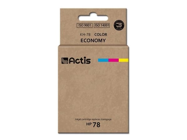 Actis KH-78, Standard utskriftsproduksjon, Fargestoffbasert blekk, 47 ml, 1200 sider, 1 stykker, Enkeltpakke