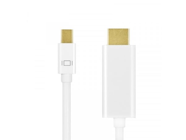 LogiLink CV0122, 1 m, Mini DisplayPort, HDMI Type A (Standard), Hanstik, suora
