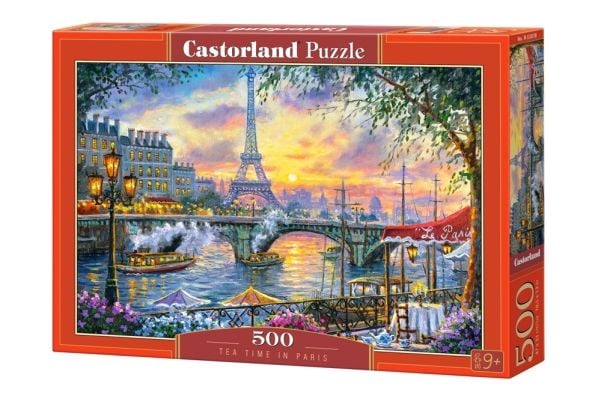 Castorland Tea Time in Paris, 500 stykker, By, 9 år