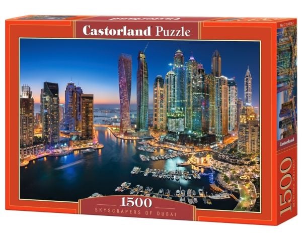 Castorland Skyscrapers of Dubai, 1500 kpl, Kaupunki, 9 vuosi/vuosia
