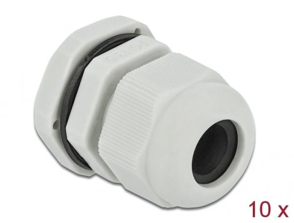 DeLOCK 60199, Harmaa, Muovi, 10 kpl, PG13.5, 1,2 cm, IP68