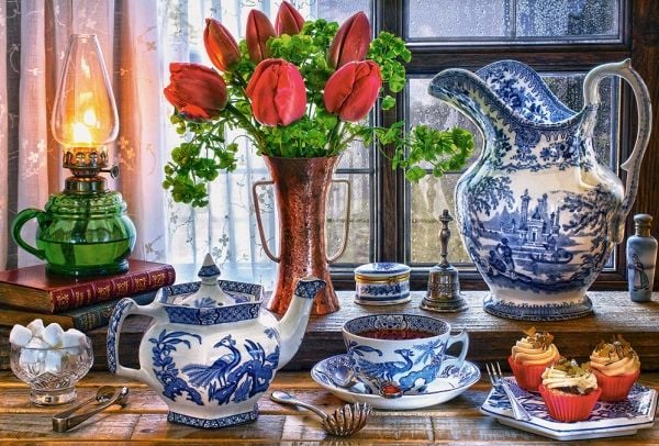 Castorland Puzzle 1500 Stilleben med Tulipaner CASTOR