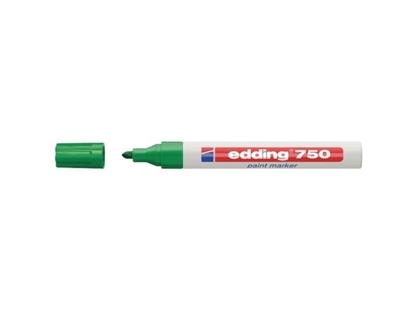 edding 750 paint - Markør - permanent - grønn - fargeblekk - 2-4 mm