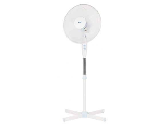 MPM MWP-17, Bladløs husholdningsvifte, Hvit, Gulv, 36,5 cm, 90°, Knapper