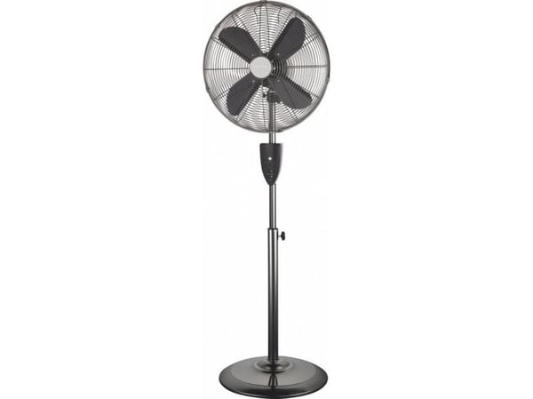 MPM MWP-13M, Husholdningsvifte, Sort, Gulv, Stål, 45 cm, 80°