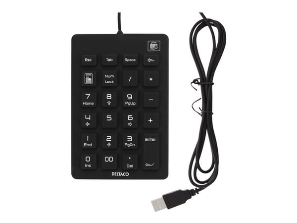 DELTACO TB-510 - Tangentbord - USB - svart