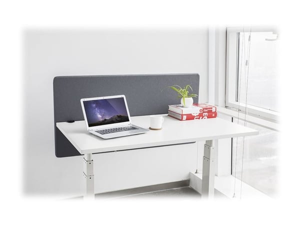 DELTACO Office - Bordpersonvernspanel - grå