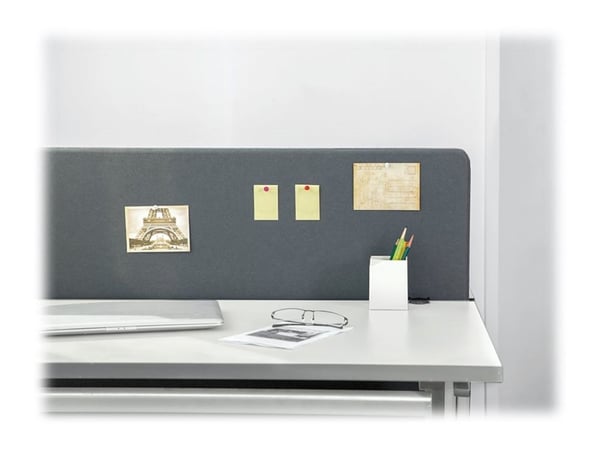 DELTACO Office - Bordpersonvernspanel - grå