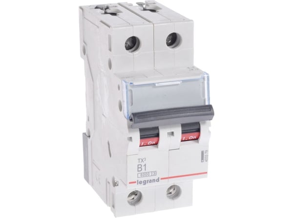 Legrand TX3, Dvärgbrytare, Typ B, IP20, 240 - 415 V