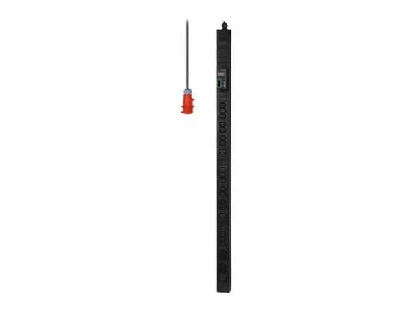 APC EPDU1216M, Mitattu, 0U, Kolmivaiheinen, Pystysuora, Alumiini, Musta