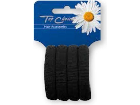 TOP CHOICE HAIR ELASTICS 4 PCS