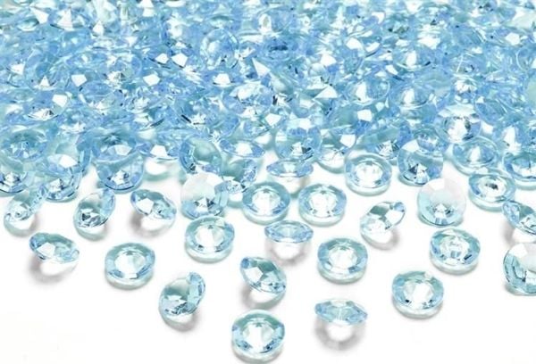Diamant konfetti, turkis