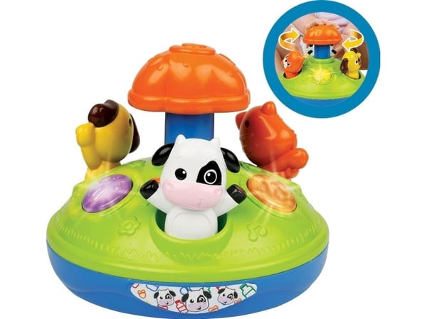 Smily Play Farm Friends Spinning Top 000736 07364