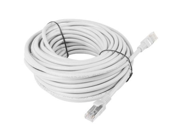 Lanberg - Koblingskabel - RJ-45 (hann) til RJ-45 (hann) - UTP - CAT 5e - formstøpt, uten hindringer - grå, RAL 7035