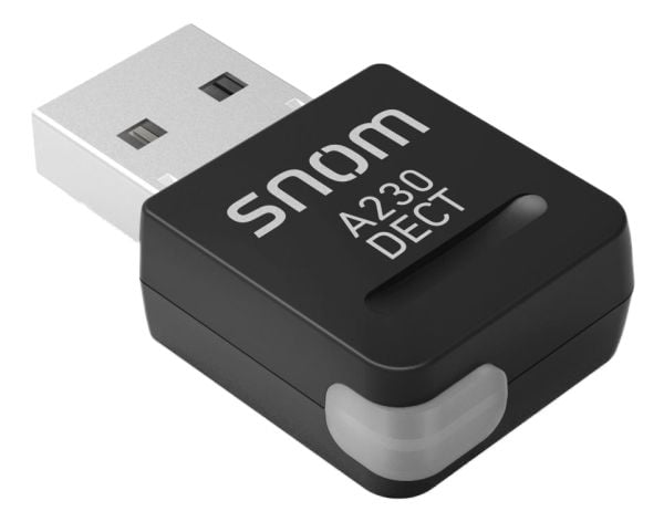 snom A230 DECT USB-Stick - Nätverksadapter - USB 2.0 - DECT