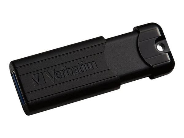 Verbatim Store 'n' Go Pin Stripe USB Drive - USB-flashstasjon - 16 GB - USB 3.2 Gen 1 - svart